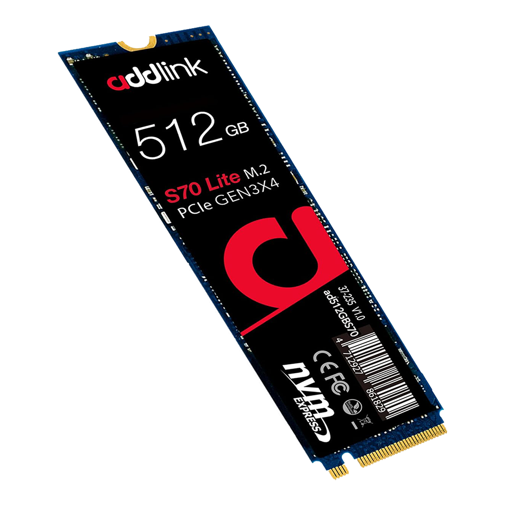 Addlink S70 Lite 512GB M.2 PCIe Gen3x4