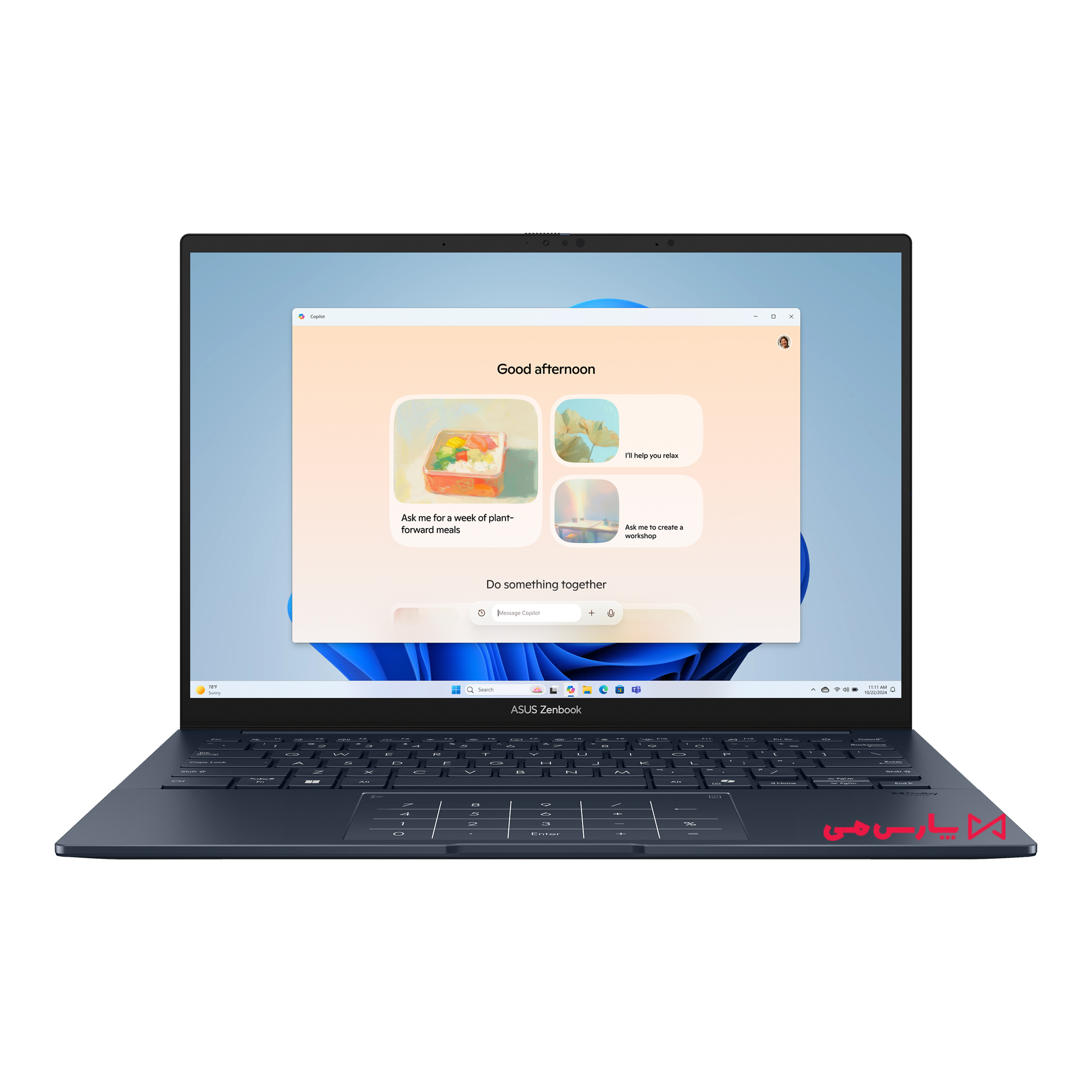 قیمت و خریدلپ تاپ 14 اینچی ایسوس مدل Asus ZenBook 14 OLED UX3405CA Core Ultra 9 285H 32GB DDR5 1TB