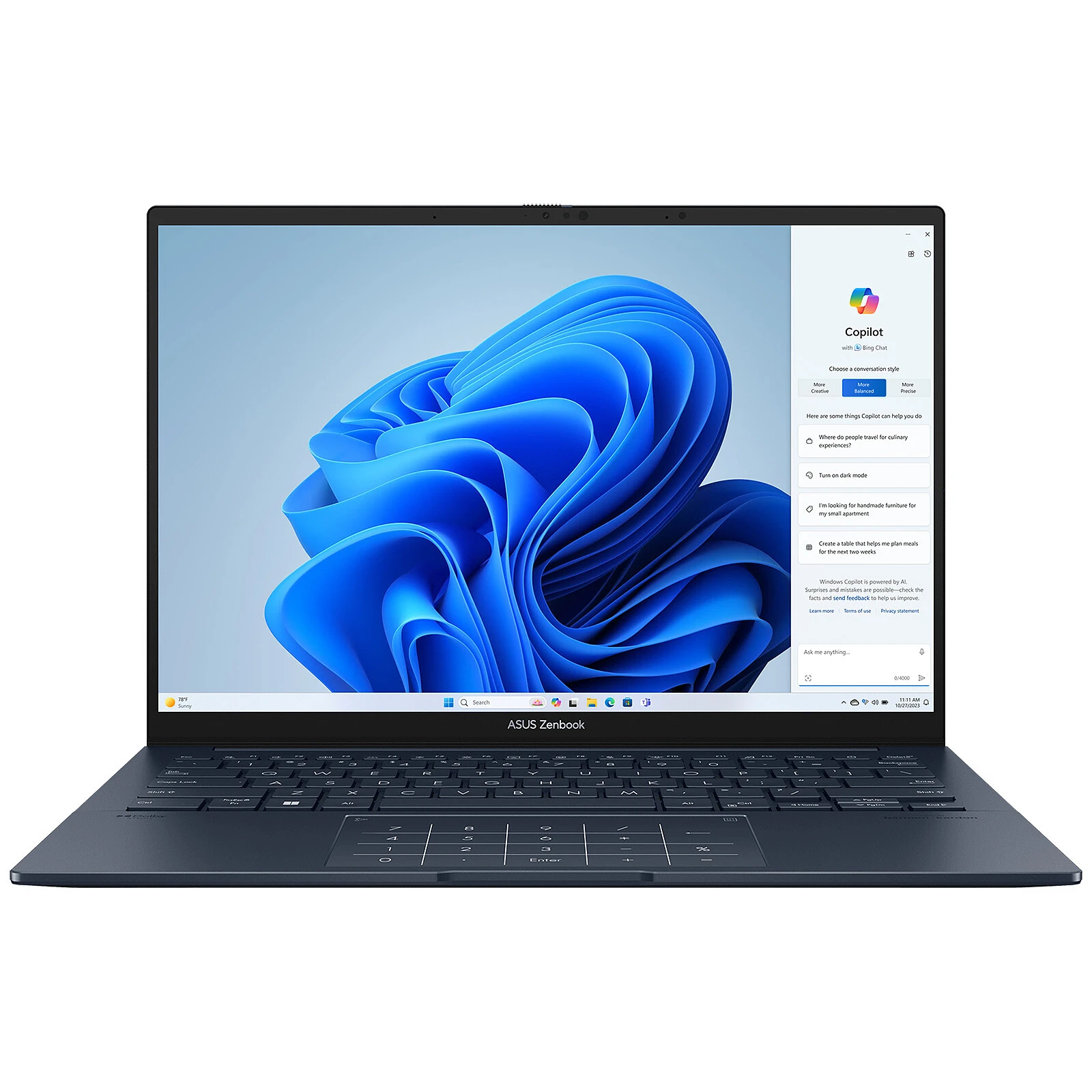 قیمت و خریدلپ تاپ 14 اینچی ایسوس مدل Asus ZenBook 14 OLED UX3405CA Core Ultra 9 285H 32GB DDR5 1TB
